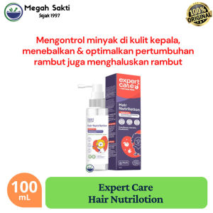 Expert Care - Hair Nutrilotion 100ml - Hair Lotion Rambut Anak & Bayi dengan NUTRIBIOTIC - Kemiri Keratin Postbiotic - Rambut Tebal & Wangi Seharian - Hair Lotion