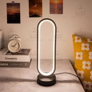 🔥[Ready Stock] Oval Shape Nordic Retro USB Lamp Bedroom Bedside Cozy Atmosphere LED Night Light Gift Lampu Tidur 小夜灯