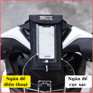 [ZDK - K1] Túi mini treo đầu xe máy cao cấp đơn giản gọn nhẹ (1 ngăn để điện thoại + 1 ngăn để ví cáp sạc sạc dự phòng)