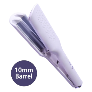 10mm 4 Barrel Hair Crimper Beach Waves Volumizing Hair Curling Iron PTC Heating Ceramic Hair Waver Styling Tools for Women Girls
