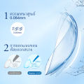 (-1.00~-10.00)Magister คอนแทคเลนส์ใส 14.0มม คอนแทคเลนส์สายตาสั้น สินค้าขายดี ข้อเสนอพิเศษ contact lens เลนส์ใสสีขาว 1 คู่ ใช้งานครึ่งปี ฟรีกล่อง+น้ํายาดูแลคอนแทคเลนส์ 120ml. 