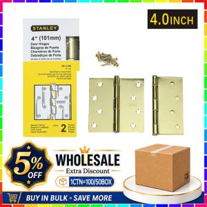(Wholesale/1 CTN)STANLEY Bisagra/Brass Loose Pin Door Hinges 3*3inch/3.5*3.5inch/4*4inch(1.6mm)