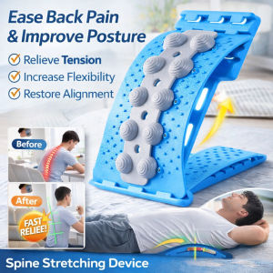 Yoga Stretcher Posture Corrector Back Support Spine Alignment Pain Relief Fitness Equipment