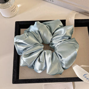 ยางรัดผมผ้าไหมเกาหลีแบบใหม่ขนาดใหญ่ สไตล์บัลเล่ต์ ดอกไม้ผูกผม แหวนรัดผมนุ่มรูปเมฆแบบใหม่