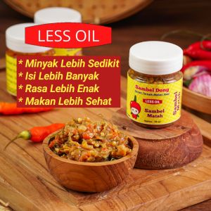 SAMBEL DONG - Sambal Matah Less Oil Botol 70 Gram Buat Cobain Isinya Penuh & Minyaknya Sedikit