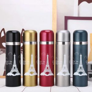 Termos PARIS Stainless Steel 500ml Termos Air Tahan Panas Dingin Botol Minum Karakter