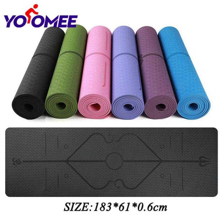Yoomee Yoga Mat, 1/4 inch Pro Yoga Mats Extra Long Eco Friendly
