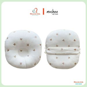 Vỏ gối chống trào ngược cho bé waffle tổ ong Mochee bao gối 70x70cm và 70x80cm