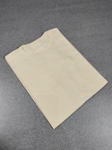 kaos polos cream cotton combed 30s / baju distro polos