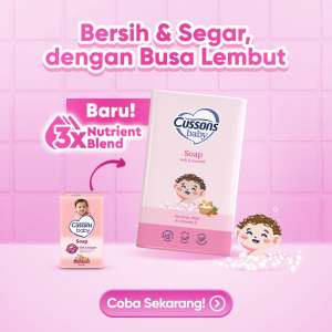 Cussons Baby Soap Bar / Sabun Mandi Batang Khusus Bayi SATUAN