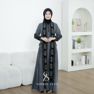 ShirinZein - Gamis Alfinna Etnik Edition Tenun Troso Pesta Mewah Elegant Kondangan Lebaran 2024