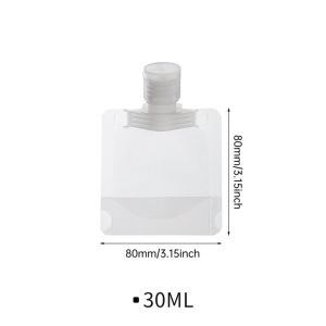 3PCS Cute Travel Bag Cosmetic Lotion Packing Bags Travel Portable Small Facial Cleanser Disposable Bottle Aatroxw