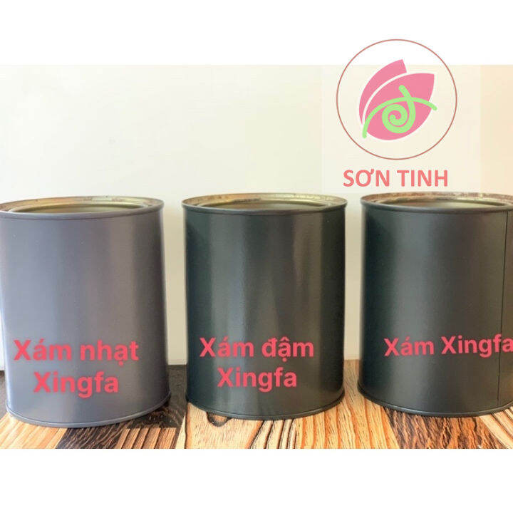 Sơn sắt mạ Kẽm 1k Dolphin màu xám xingfa mờ , xám đậm xingfa mờ , nâu xingfa mờ (3 trong 1)