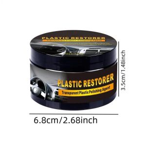 Local Ship Auto Detailing Interior Maintenance Wax Repair Scratches Restore Color Shine For Leather Plastic Car Dashboard COD