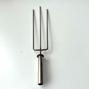 Cây Xiên 3 chạc INOX nướng CHIM CÚT  ĐÙI GÀ bằng máy quay tự động cho máy 5 xiên - 7 xiên và 10 - 15 xiên