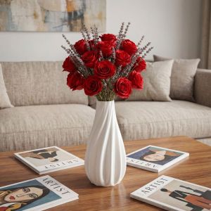 CHLOCH PLA Lọ hoa in 3D Bị xoắn Cắm hoa Bình hoa trang trí Thời thượng Ins Bình hoa để bàn Đồ trang trí bàn làm việc văn phòng