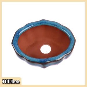 [Hilldora] Trung Quốc Phong Cách Bonsai Lọ Hoa Gốm Thủ Công Nhà Máy Chậu Trồng Trang Trí Nội Thất