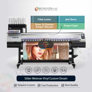 CETAK PRINT STIKER METERAN ANTI AIR BISA REQUES DESAIN HARGA TERMURAH
