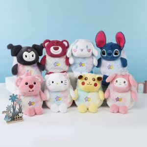Balo thú nhồi bông Sanrio Loopy Stitch màu loang Balo gấu bông hoạt hình siêu đáng yêu ngộ nghĩnh