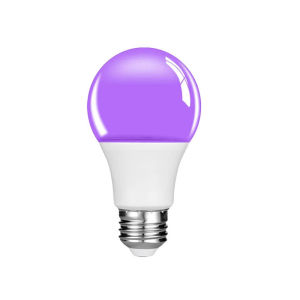 Black Light Bulb E27 Base A19 LED UV Lamp 9W Wide Voltage 85 265V UVA 380 420nm Glow In The Dark Neon Effect For Body Paint Halloween Masquerade Club Dance Party Lighting