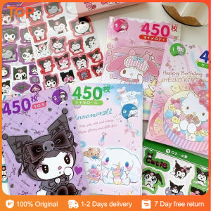 63PCS/Box Kuromi Cinnamoroll Waterproof Kids Stationery Cinnamoroll Kuromi Melody Stickers