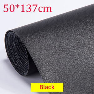 50*137CM PVC Leather Repair Patch Self-Adhesive Multi-Color Waterproof Leather Waterproof Sofa Repair Patch Quick Repair Excellent Adhesion And Soft (Light Brown/Black/Dark Brown)