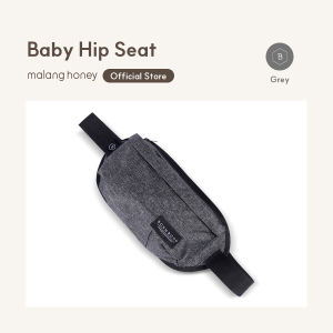 [Malang Honey] BORNBOON Hip Seat 3in1 Baby Carrier / Sling Bag Black/Grey color