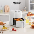 [Hàng quà tặng] Nồi chiên không dầu gia đình GAABOR GA-M4A01 dung tích 4,5L -1200w, nồi nhỏ gọn, chất liệu thép không gỉ. 