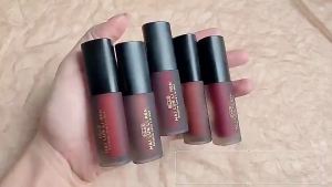 Velvet Matte Lip Tint Long-lasting Waterproof Lip Stick Red Brown Lipstick Lip Makeup Cosmetics