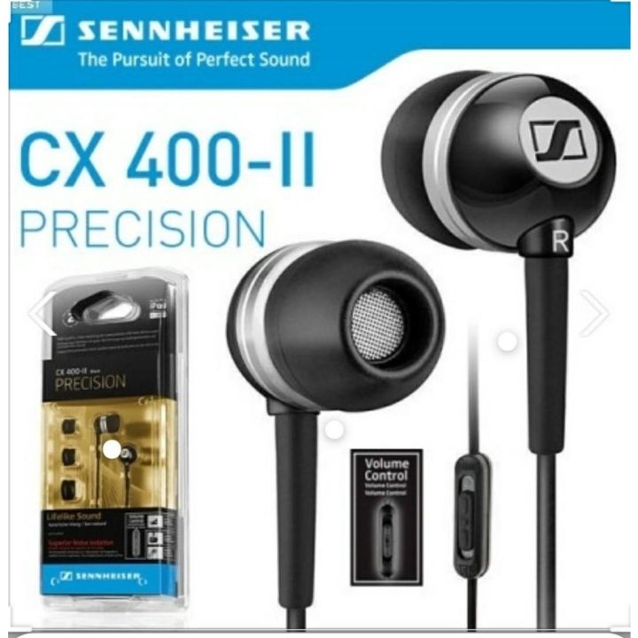 Sennheiser CX400-II หูฟังสเตอริโอสาย3.5มม. หูฟังเบสลึกความแม่นยำหูฟัง ...