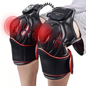 1Pair Electric Magnetic Heating Therapy Knee Massager Support Physiotherapy Cold Knee Bone Joint Pain Arthritis Relief Kneecap Protector Massage Brace