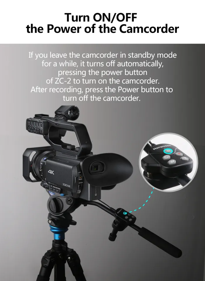 Camcorder Lanc Zoom Remote Controller, Video Recording and Zoom
