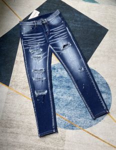 Quần bò Jean nam dài đen rách họa tiết vệt sơn phong cách chất jean co giãn tốt chuẩn form bền đẹp giá tốt