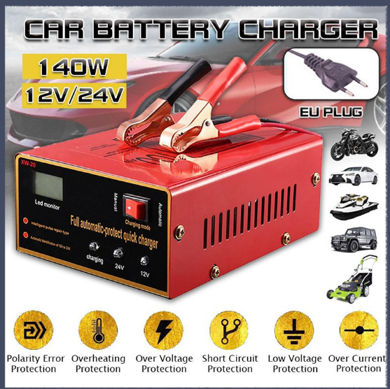 [FAST DELIVERY] Car Battery Charger 12v 24v Japan Original Heavy Duty