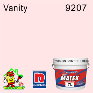 7L NIPPON PAINT Super Matex 7 liter ( FREE 7" ROLLER SET ) Emulsion Paints Ceiling Dinding Cat Dalam Rumah Interior /B