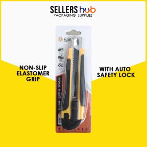 Non Slip Grip Cutter with Auto Safety Lock and Durable Sharp Blade