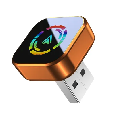 （Local Stock）VYVYLABS Wireless Carplay Adapter & Android Auto Upgrade Wired CarPlay to Wireless2-in-1 Mini USB Design with Fast Stable Connection Car Play for Apple iOS 10+ Android 11+ Version