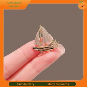 ❣️❣️❣️ New Diamond-encrusted Fashion Accessories For High-end Womens Delicate Sailing Corsage Pins