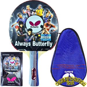 BAD PINGPONG DUS BUTTER NO.4 / BET TENIS MEJA DUS BUTTER NO.4 – Bet Siap Pakai
