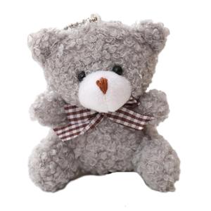 Gấu mini móc khóa vải nhung lông Ba lô Mặt dây chuyền hoạt hình móc khóa túi xách trang trí phụ nữ dễ thương phụ kiện Quà sinh nhật trẻ em