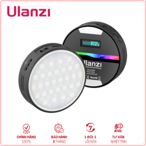 ULANZI R66 RGB (2500-9000K) - HÀNG CHÍNH HÃNG - Đèn LED đổi màu RGB | 20 hiệu ứng đặc biệt | Pin 2000mAh