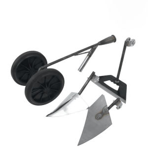 1Set Multi Function Double Wheel Hoe Plough Assisted Hoe Weeding Loosening Soil Opening Ditch Handy