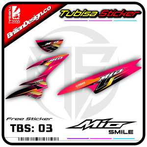 Sticker Striping Variasi Motor Mio Smile - Stiker Striping Variasi Mio Smile. TBS.03