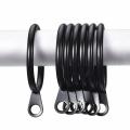 OOC 5 Colors Heavy Duty Practical Metal Curtain Rings For Curtains Rods Hanging Hooks Roman circle. 