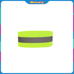 Masely 1pcs Reflective Band High Visibility Reflector Glow Strap Arm Armband Belt for Night Running Cycling