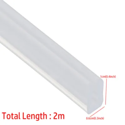 2m Rubber U Channel Edge Trim Furniture Bumper Flexible Edge Protector for Sheet Metal Glasses