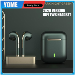 YOME Wireless Earphone Bluetooth Headphones Original J18 Upgrade TWS Earbuds with Mic 50h Playing Time Gaming Headset for Huawei / Xiaomi / OPPO /VIVO /Samsung Tablets