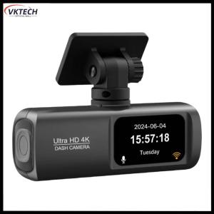 【Vktech】4K แดชแคมขับรถแคมจอดรถ 24 ชั่วโมง กล้องกล้องถ่ายภาพรถคู่เลนส์ 1.47 นิ้วรองรับหน้าจอ IPS 256GB สูงสุด【1-3 วันเสร็จสิ้น】