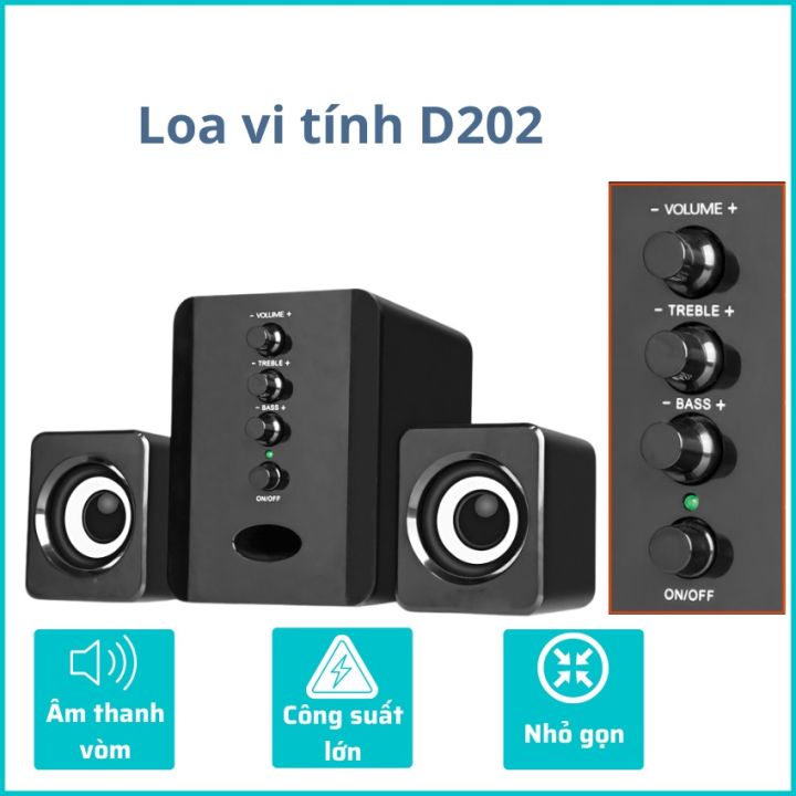 Loa Nghe nhạc cho máy tính, điện thoại, tivi bass siêu khỏe FT10 / Loa ...
