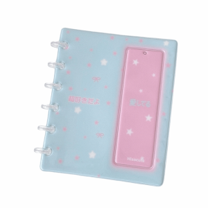 CYI47 INS Photo Card Holder Refillable 4-Grid Photo Storage Album Gift Loose-leaf Photo Card Binder School